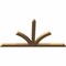 Ekena Millwork Richland Timber Gable Bracket, Western Red Cedar, 108"W x 58"H x 3 1/2"D x 5 1/2"F, 13/12 Pitch GBW108X58X0406RIC00SWR - alternate 3